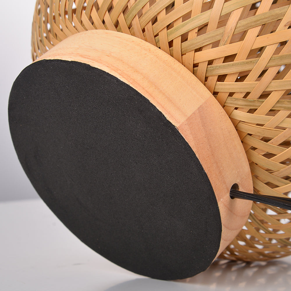 Bamboo Desk Lamp Reading Light Wood Bedside Table Lamps