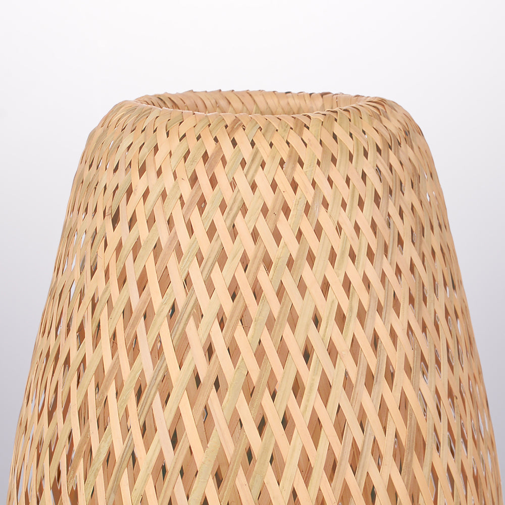 Bamboo Desk Lamp Reading Light Wood Bedside Table Lamps