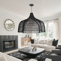Wabi Sabi Rattan Pendant Light Wicker Chandelier