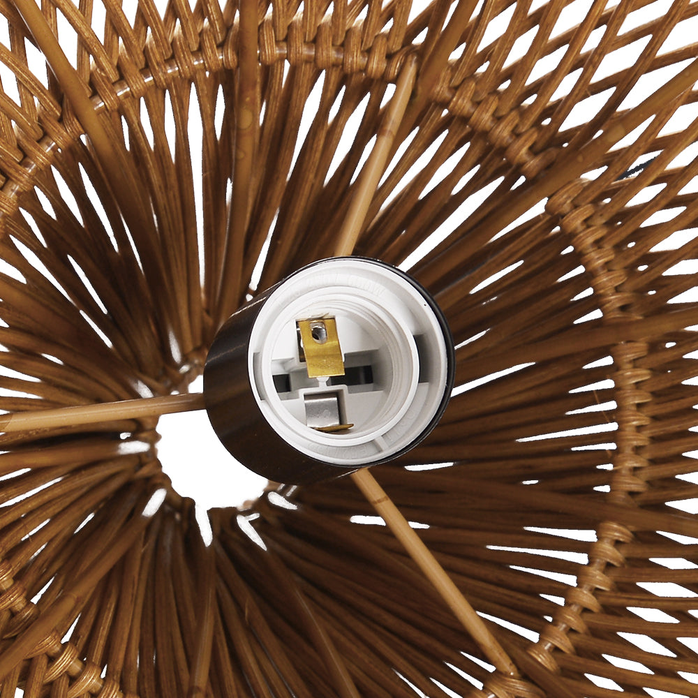 Wabi Sabi Rattan Pendant Light Wicker Chandelier