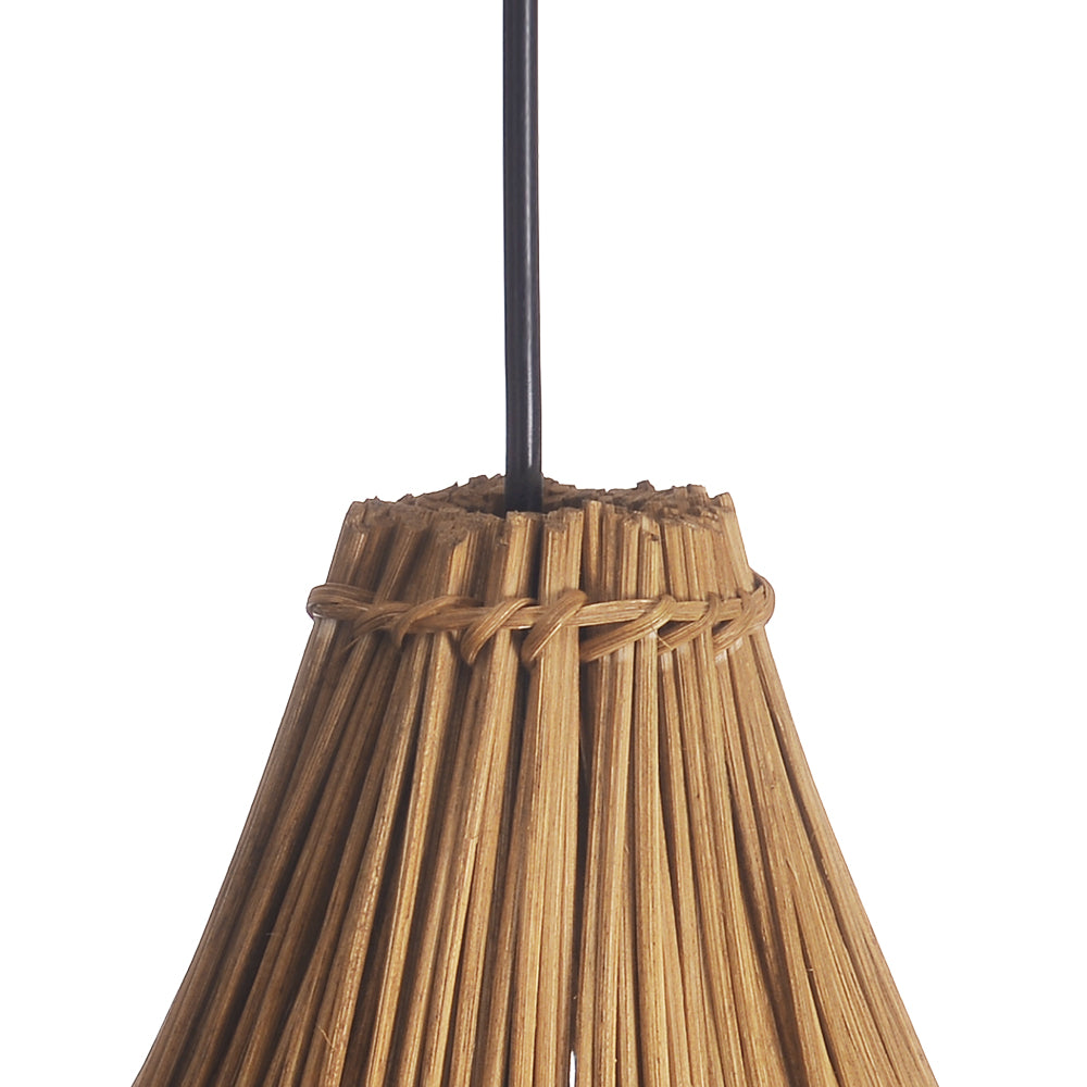 Wabi Sabi Rattan Pendant Light Wicker Chandelier