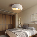Wabi-Sabi Resin Ceiling Lamp for Japandi Bedroom Lighting