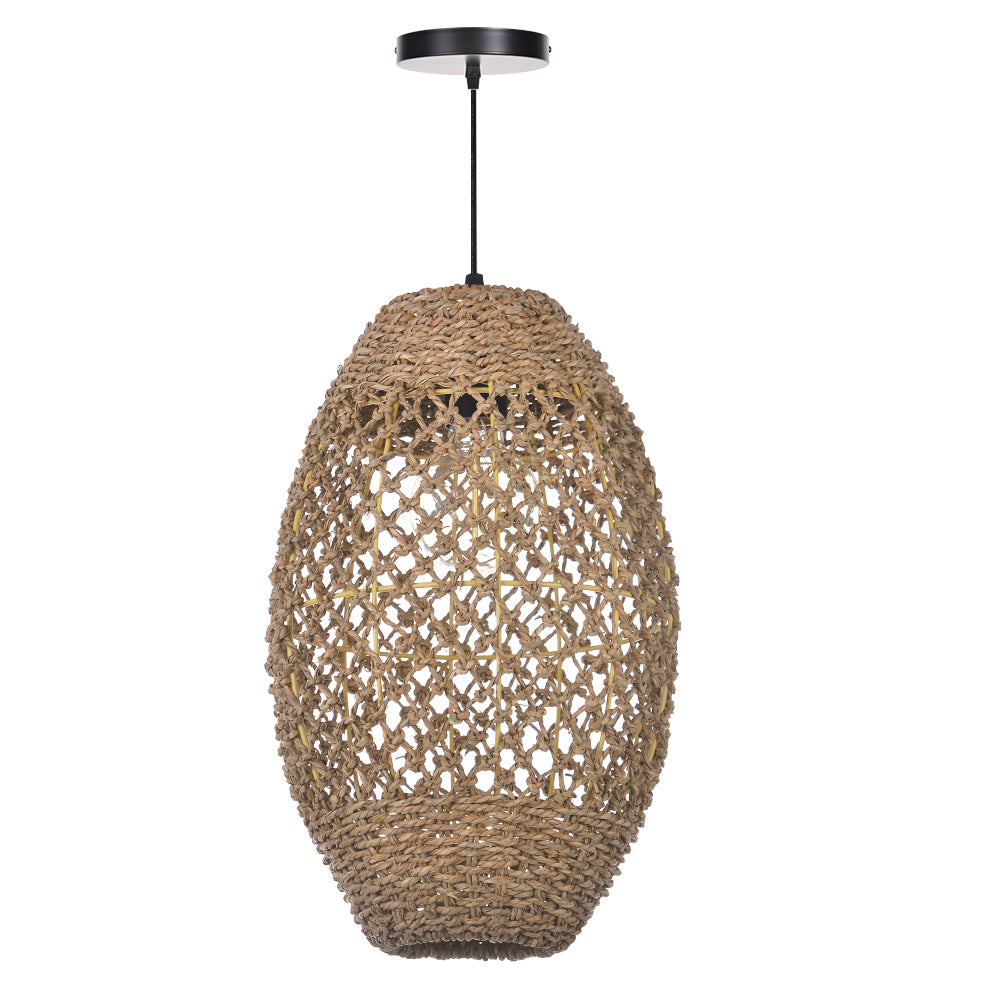 Water Droplet-shaped Restaurant Island Seagrass Chandelier