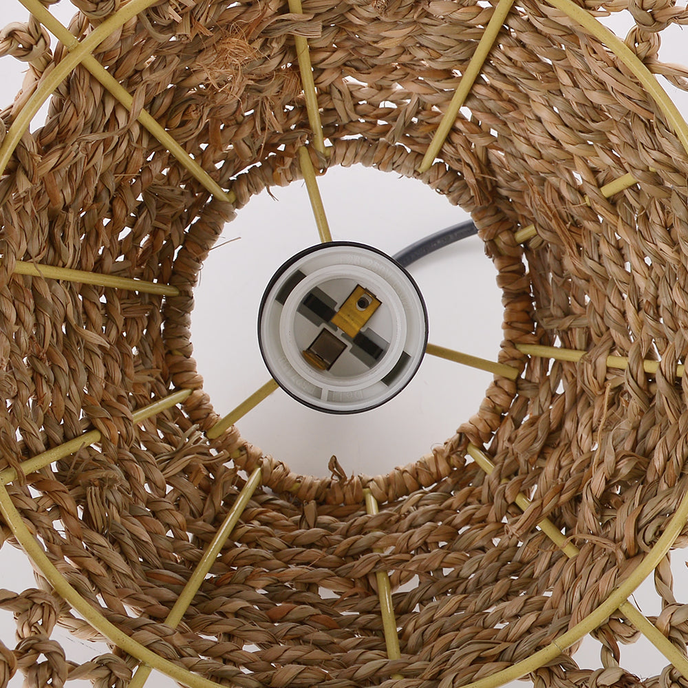 Water Droplet-shaped Restaurant Island Seagrass Chandelier