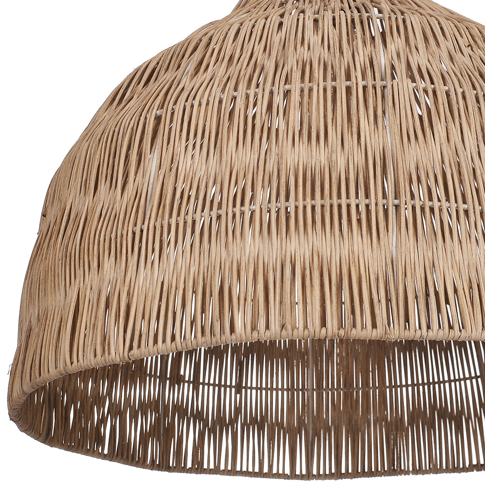 Japanese Rattan Pendant Light Minimalist Zen Dining Room Lamp
