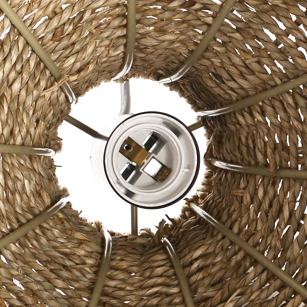 Wabi-Sabi Rattan Chandelier Large Statement Light for Duplex & Stairwell