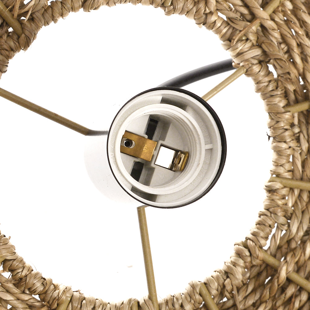Wabi-Sabi Rattan Chandelier Large Statement Light for Duplex & Stairwell