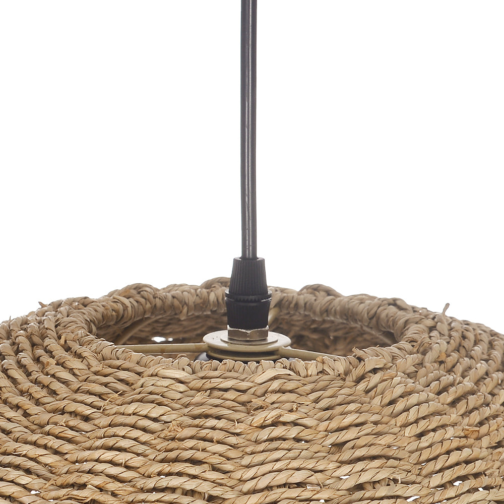 Wabi-Sabi Rattan Chandelier Large Statement Light for Duplex & Stairwell