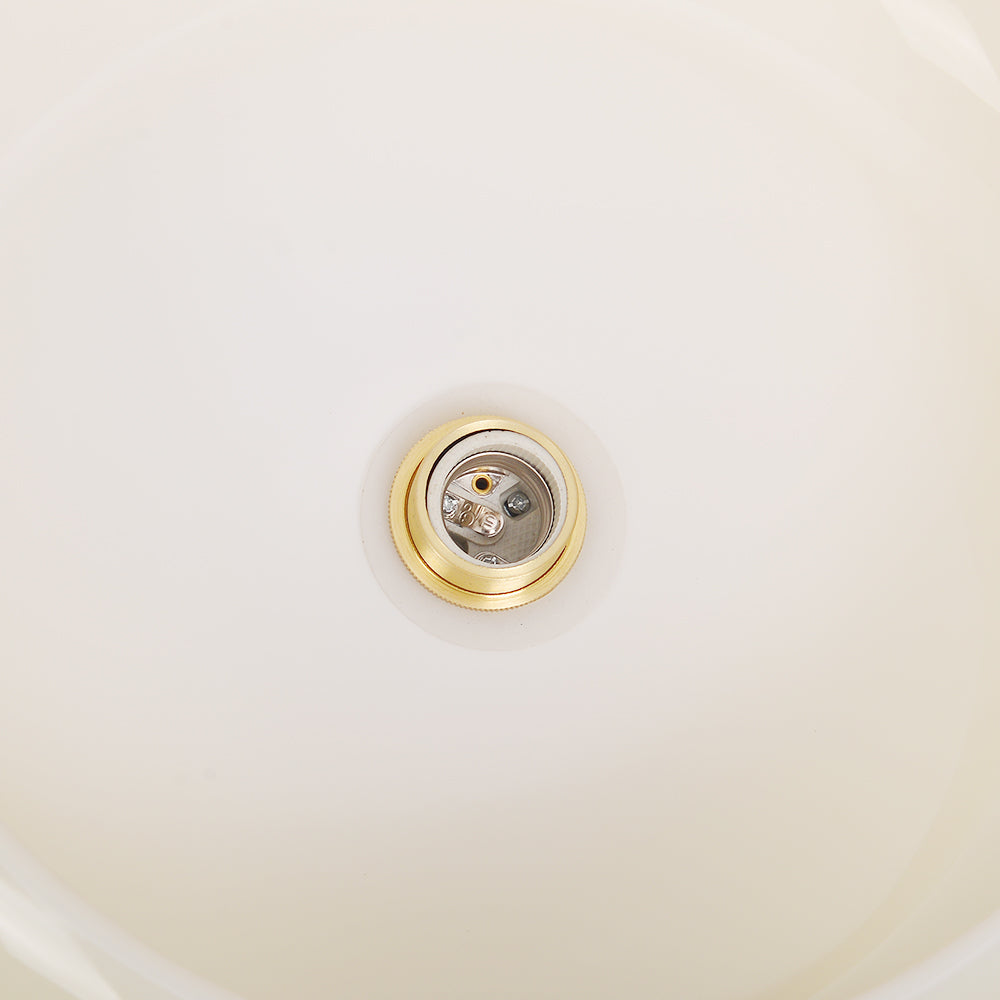 Vintage Hallway Ceiling Light Recessed Glass Lamp