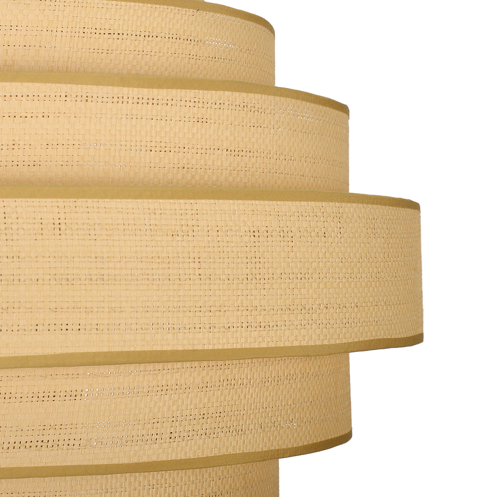 Wabi-Sabi Designer Fabric Pendant Lamp Luxury Lobby Chandelier