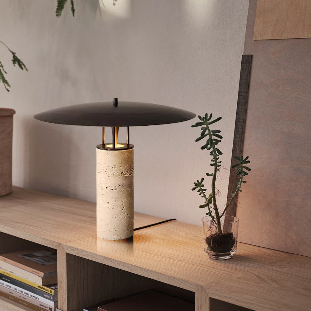 Retro LED Table Lamp Metel Fabric Creative Atmosphere Desk Light