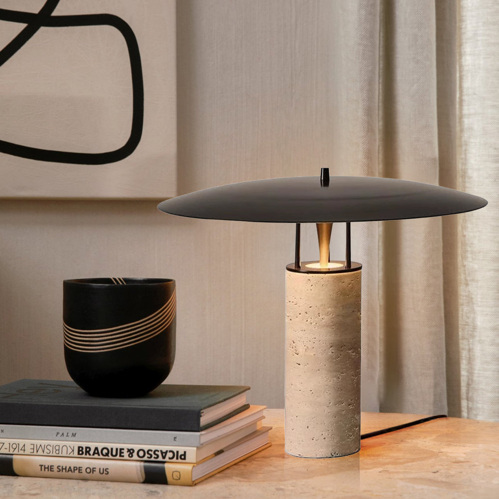 Retro LED Table Lamp Metel Fabric Creative Atmosphere Desk Light