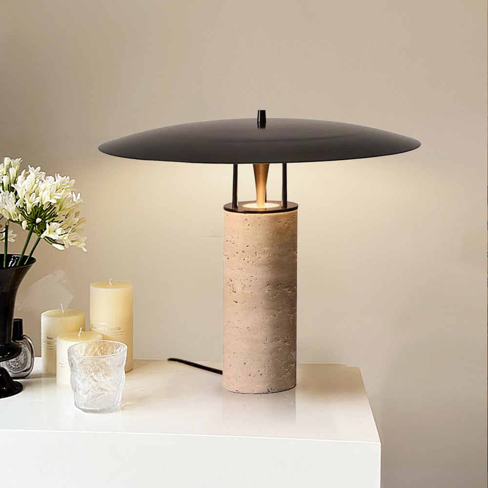 Retro LED Table Lamp Metel Fabric Creative Atmosphere Desk Light